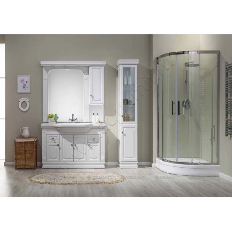 Шкаф-пенал Aquanet Фредерика 00175755 в интерьере