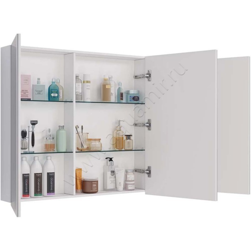 Зеркало-шкаф Lemark Universal LM90ZSU в интерьере