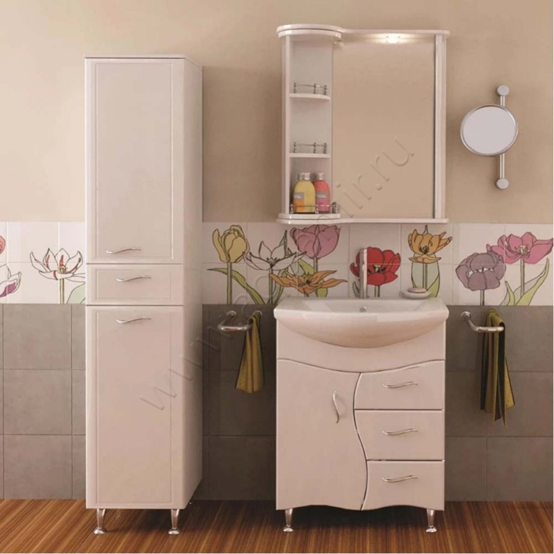 Зеркало-шкаф Runo Секрет 00000000580 в интерьере