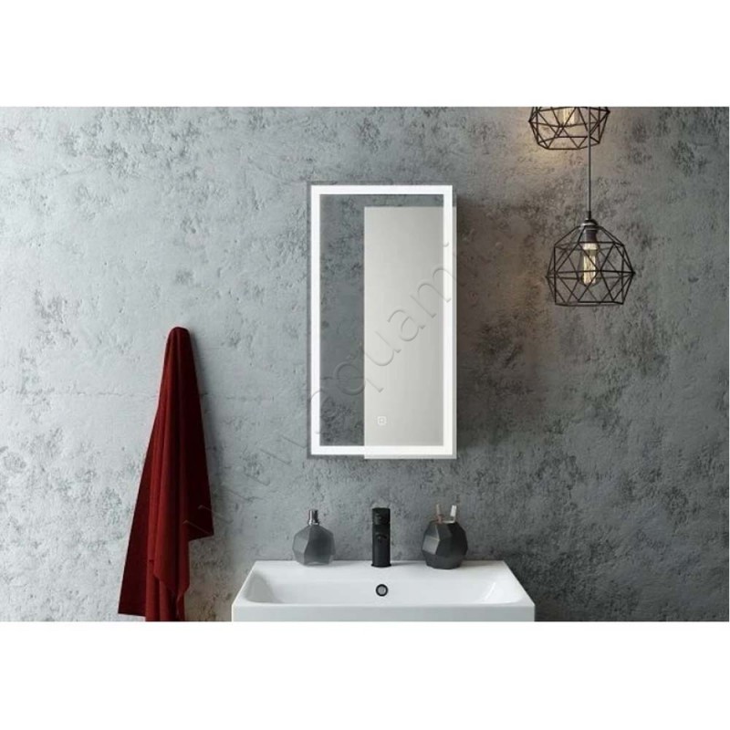 Зеркало-шкаф Art&Max Techno AMTec3506501DRDSF в интерьере