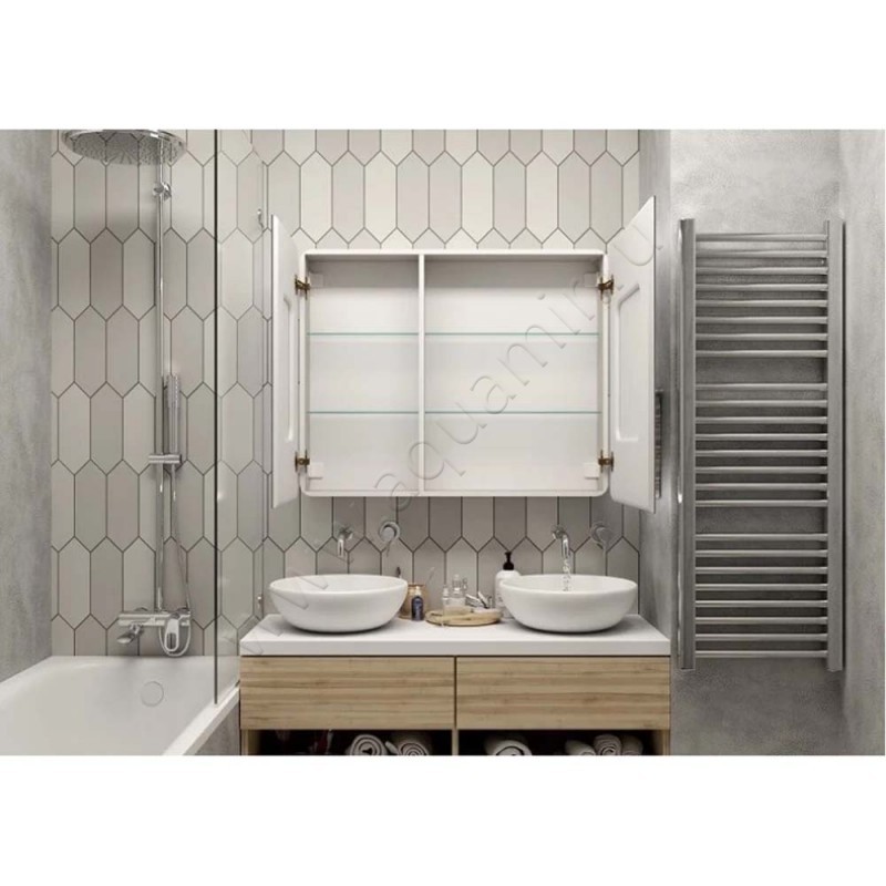 Зеркало-шкаф Art&Max Platino AMPla10008002DF в интерьере