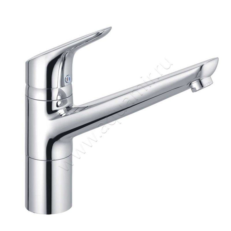 Однорычажный смеситель для кухни Kludi OBJEKTA хром 325740575 в интерьере