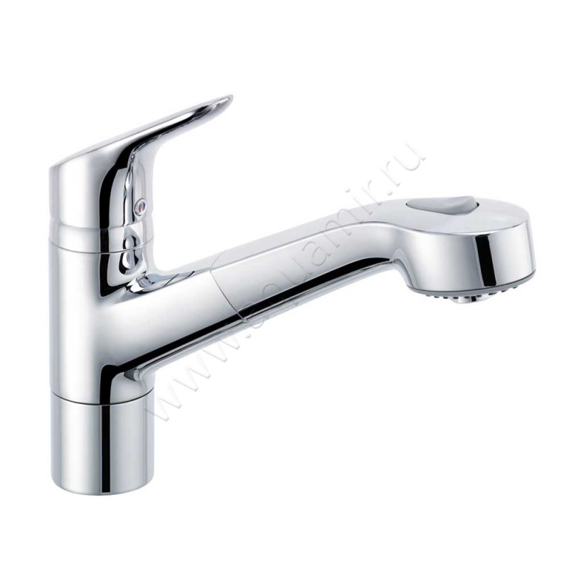 Однорычажный смеситель для кухни Kludi OBJEKTA 325810575 в интерьере