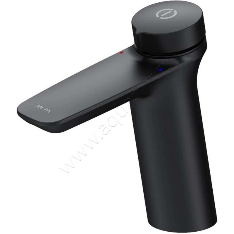 Смеситель для раковины AM.PM Inspire V2.0 черный матовый F50A02522 в интерьере
