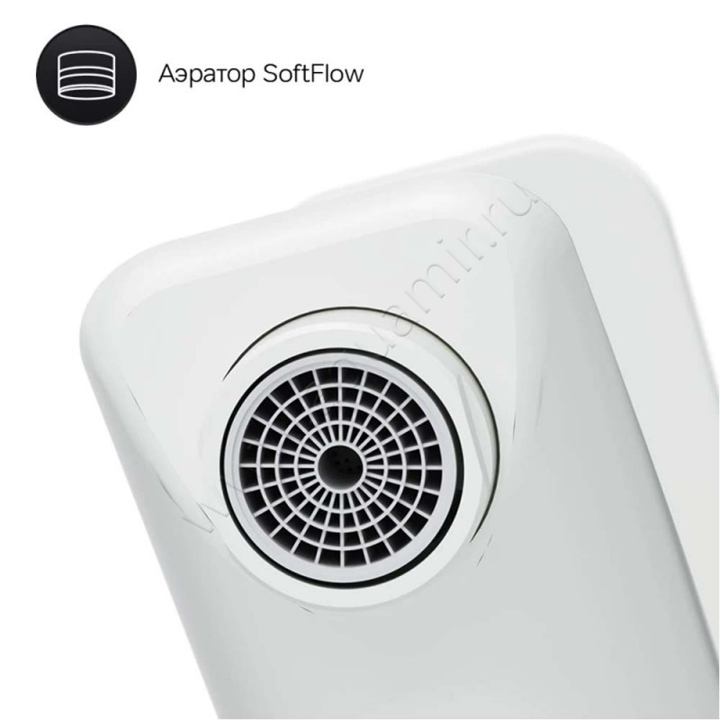 Смеситель для ванны AM.PM X-Joy белый матовый F85A10033 в интерьере