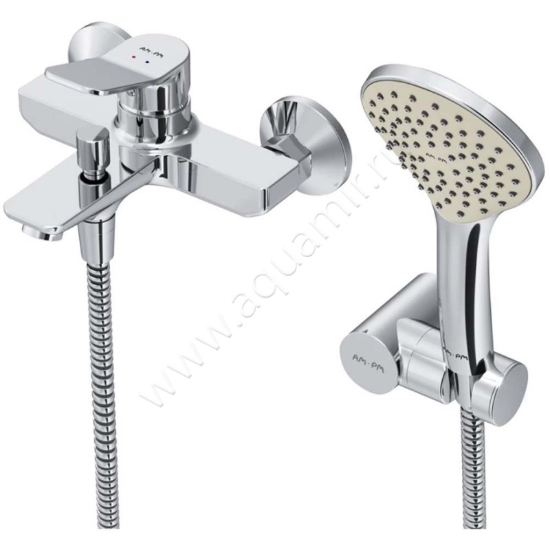 Смеситель для ванны AM.PM X-Joy F85A15000 в интерьере