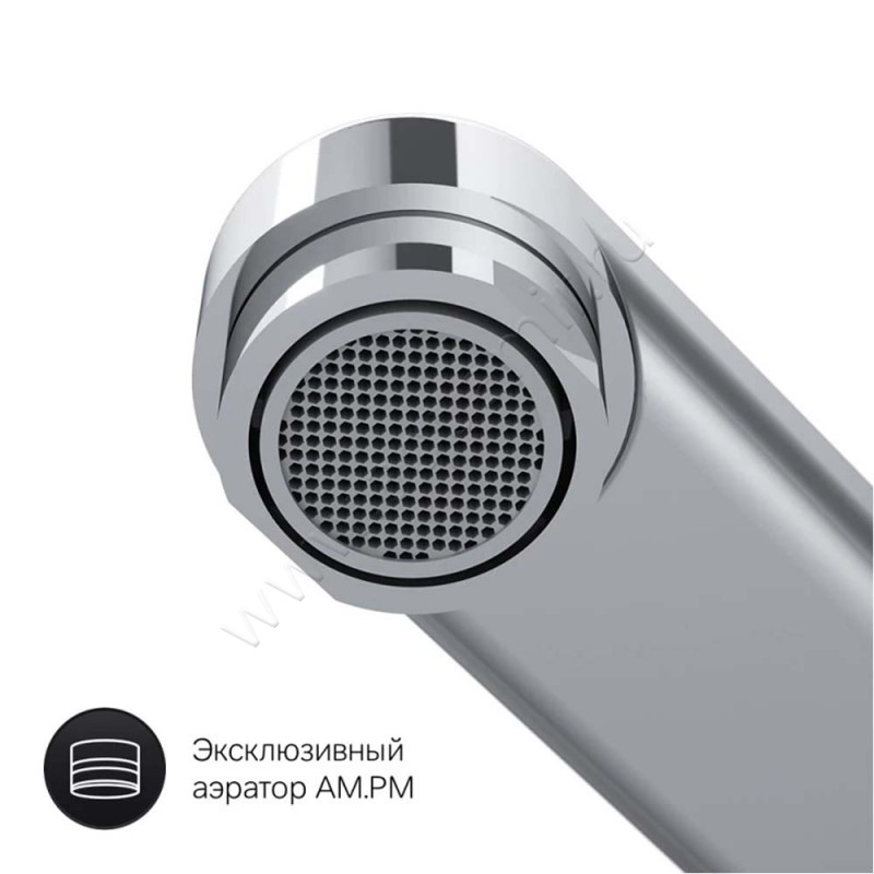 Смеситель для ванны AM.PM X-Joy с длинным изливом, хром F85A90000 в интерьере