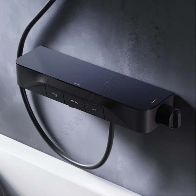 Смеситель для ванны AM.PM Func черный матовый F8F10522 в интерьере