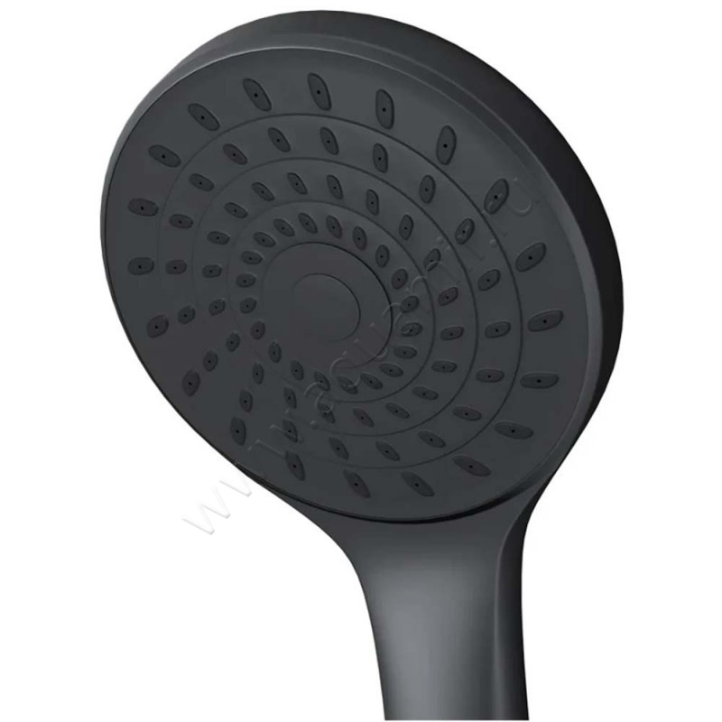 Смеситель для ванны AM.PM Gem с душем, с длинным изливом, черный матовый F90A90122 в интерьере