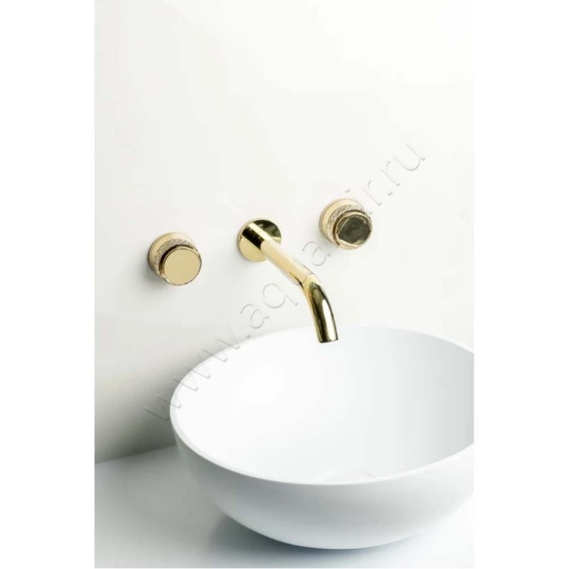 Смеситель Boheme Aura золото 1522GA в интерьере