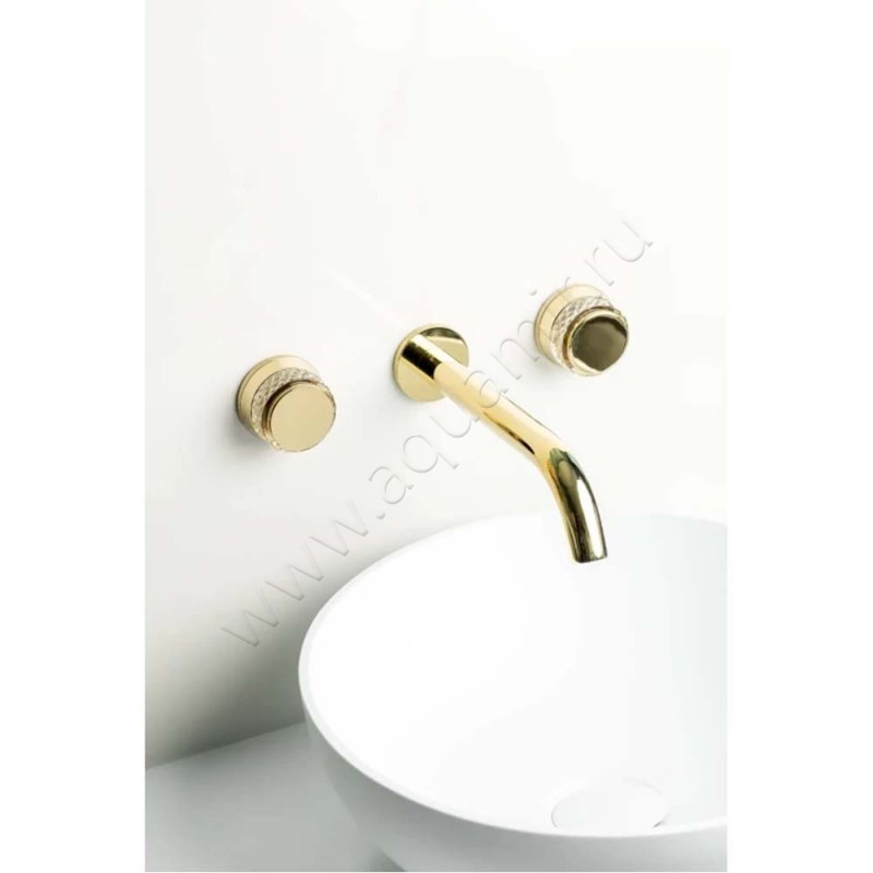 Смеситель Boheme Aura золото 1522GA в интерьере