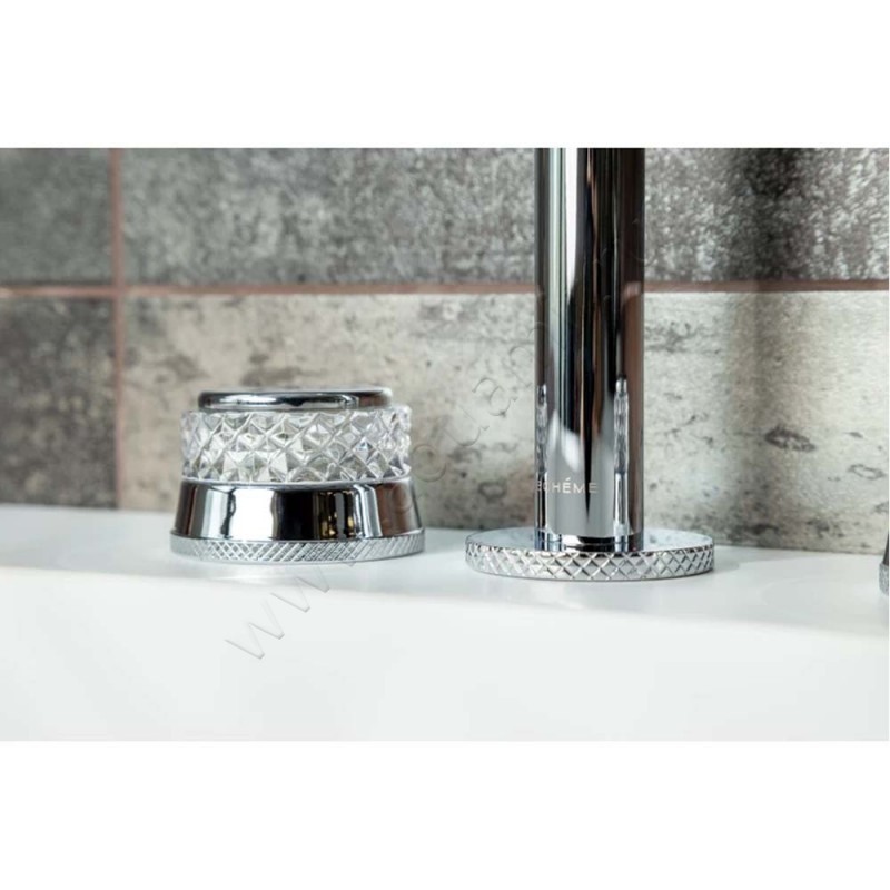 Смеситель для раковины Boheme Aura хром 152CRA в интерьере