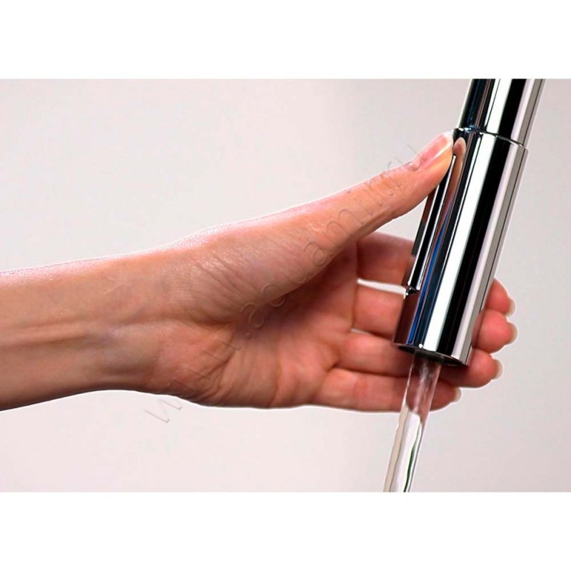 Однорычажный смеситель для кухни Hansgrohe Focus M41 хром 31815000 в интерьере