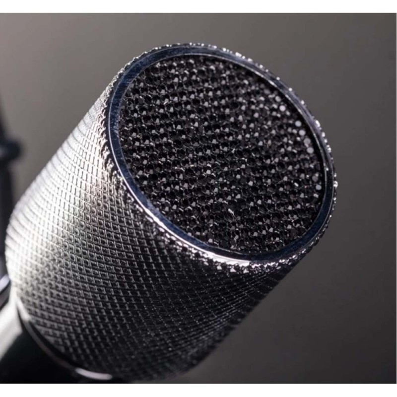 Смеситель для ванны Boheme Royal Cristal с душем, хром 396ROYALCRSTBLACK в интерьере