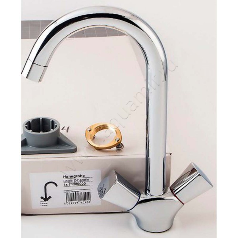 Смеситель для кухни Hansgrohe Logis M31 71280000 в интерьере
