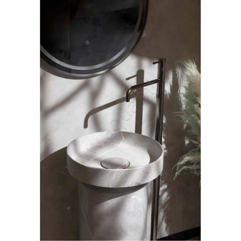 Смеситель Boheme Uno графитовый 107SGM в интерьере