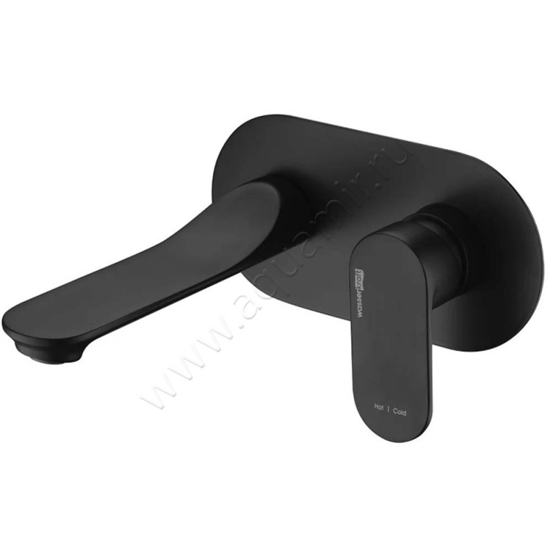 Смеситель Wasserkraft Elbe черный 7430 в интерьере