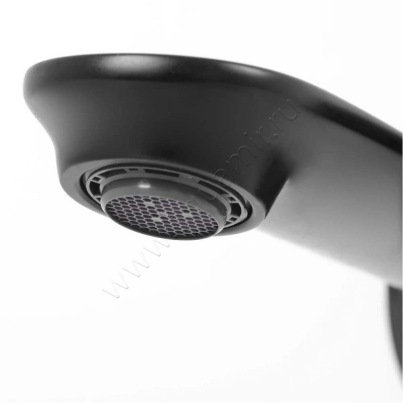 Смеситель Wasserkraft Elbe черный 7430 в интерьере