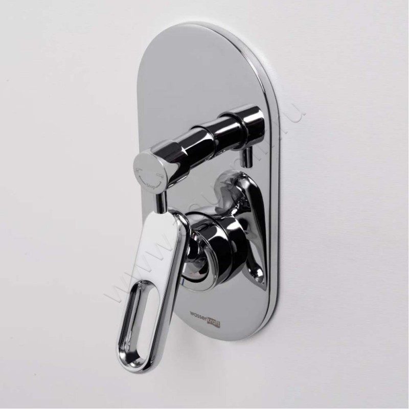 Смеситель Wasserkraft Kammel хром 1841 в интерьере