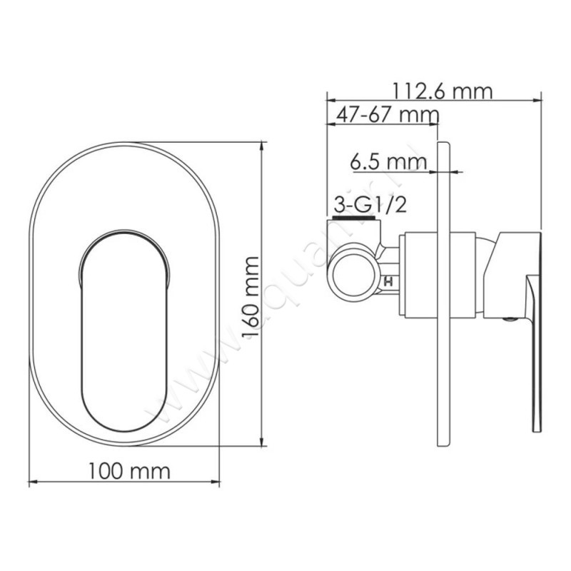 Смеситель Wasserkraft Mindel белый матовый A85593 в интерьере