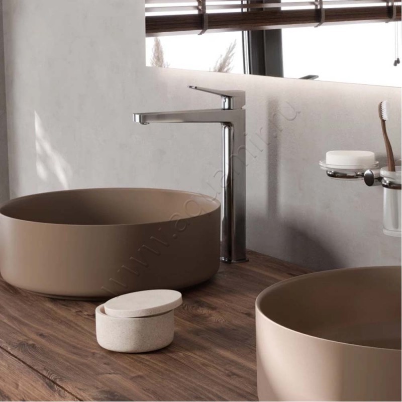 Смеситель Wasserkraft Aula хром 1103H в интерьере