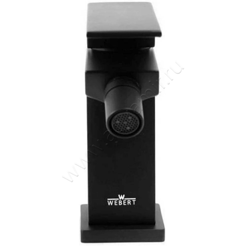 Смеситель для биде Webert Pegaso черный матовый PE840102560 в интерьере