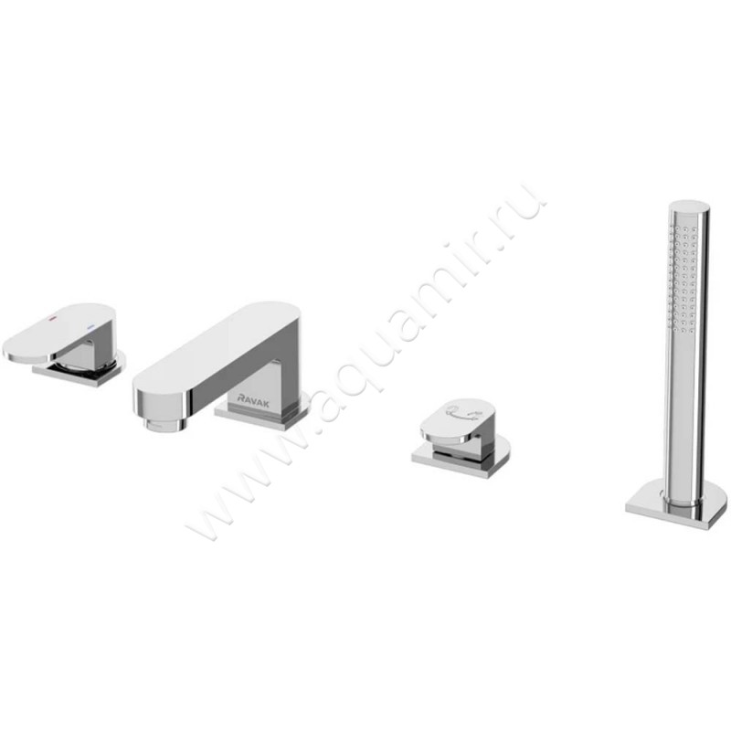 Смеситель для ванны Ravak Chrome X070170 в интерьере