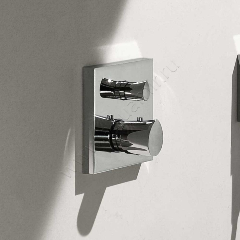 Термостатический смеситель для душа Hansgrohe Axor Starck Organic 12715000 в интерьере