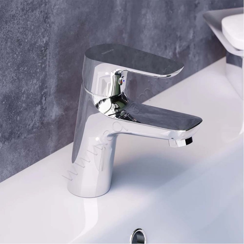 Смеситель для раковины Damixa Jupiter хром 770210001 в интерьере