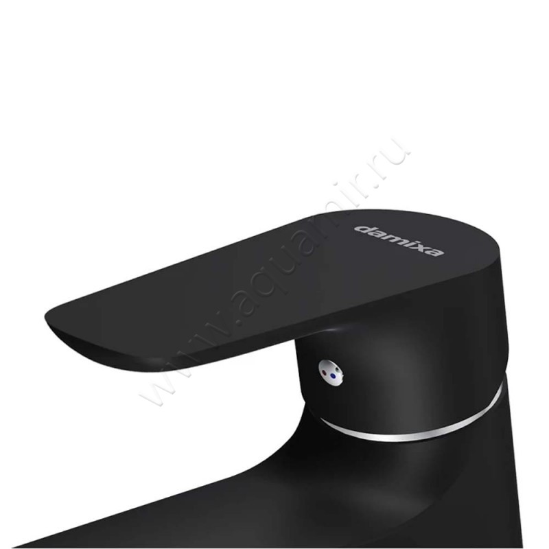 Смеситель для раковины Damixa Jupiter черный матовый 770210301 в интерьере