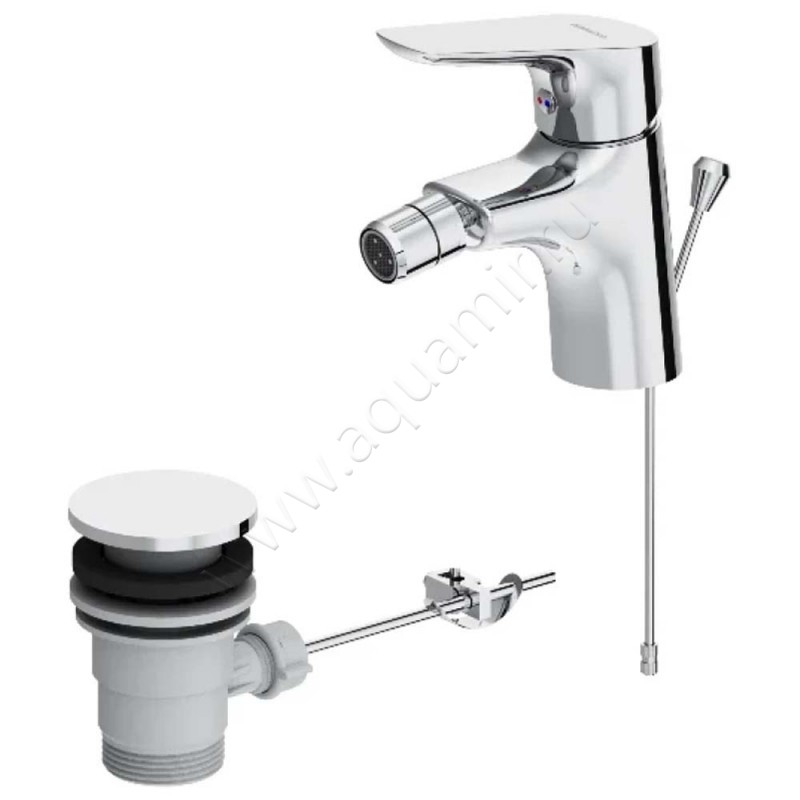 Смеситель для биде Damixa Jupiter хром 770240000 в интерьере