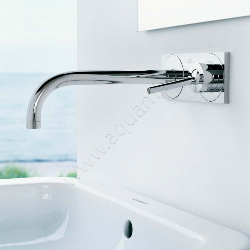 Смеситель для раковины Hansgrohe Axor Uno 38115000 в интерьере