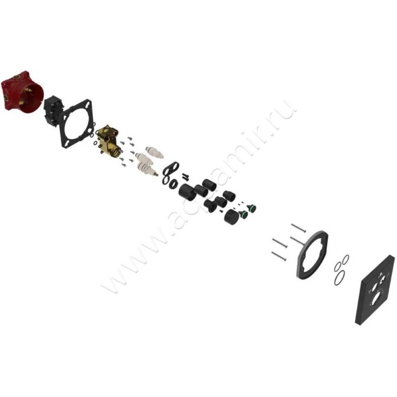 Смеситель Vincea черный матовый VSCV321TMMB в интерьере