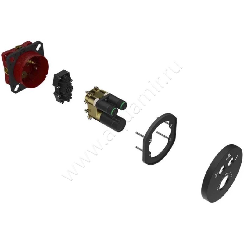 Смеситель Vincea черный матовый VSCV322TMMB в интерьере