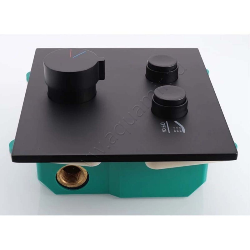 Смеситель Vincea черный матовый VSCV421MB в интерьере