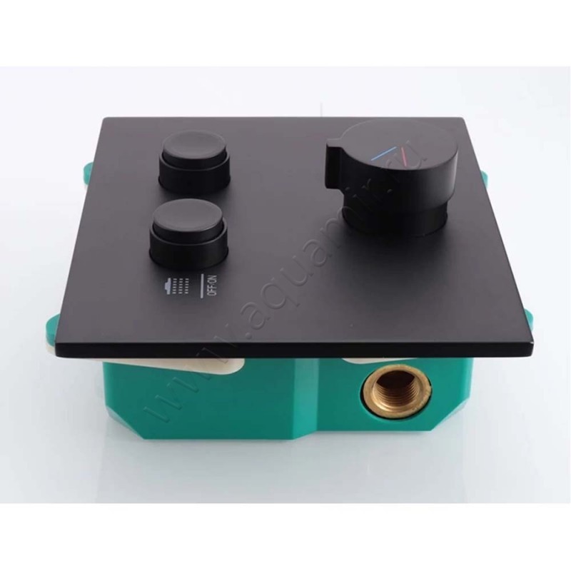 Смеситель Vincea черный матовый VSCV421MB в интерьере