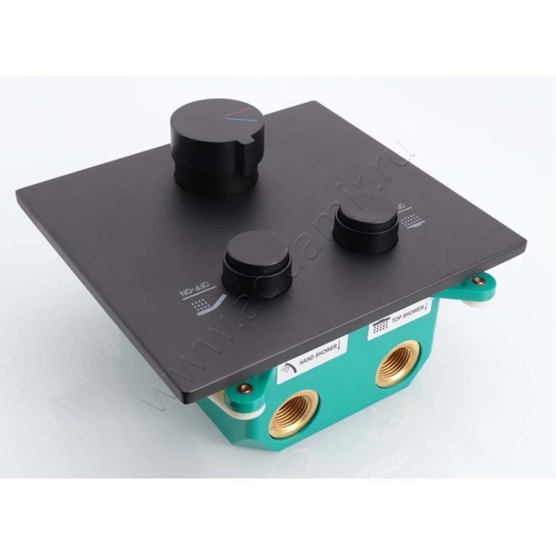 Смеситель Vincea черный матовый VSCV421MB в интерьере