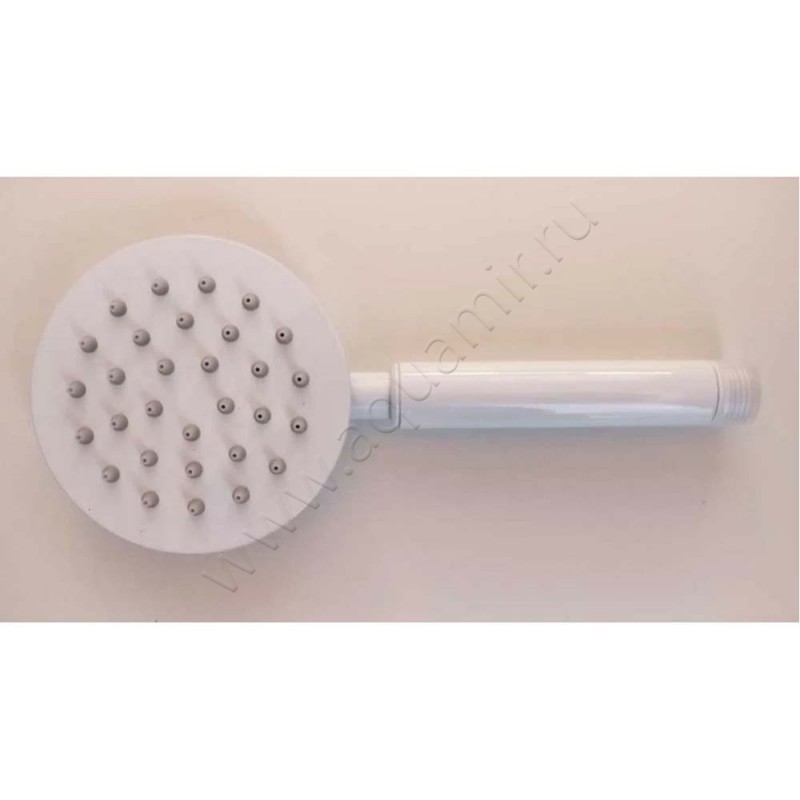 Смеситель для ванны Fashun с душем, с длинным изливом, белый A522018 в интерьере