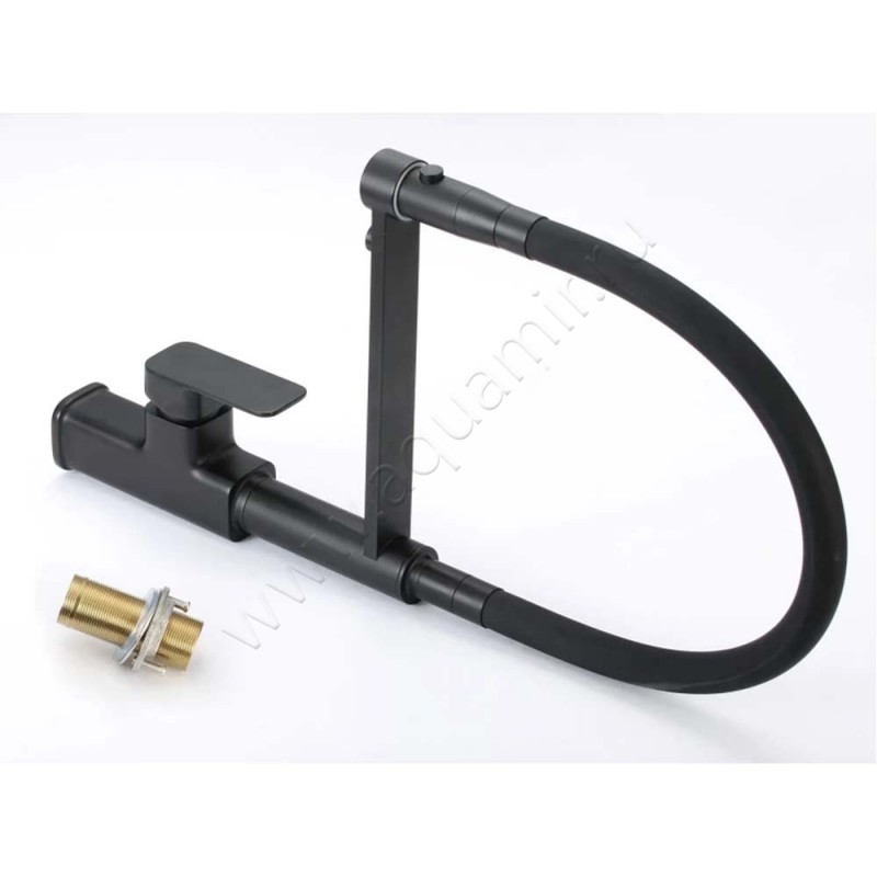 Смеситель Savol для фильтра питьевой воды, черный матовый SL1808H01 в интерьере