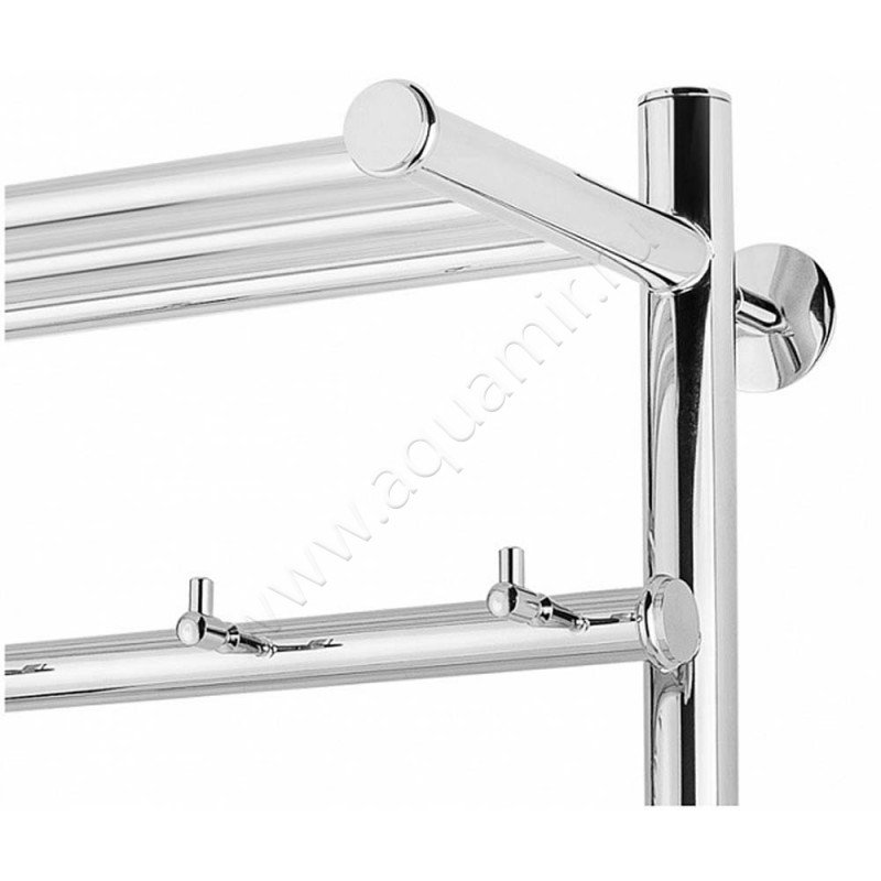 Полотенцесушитель электрический Secado Турин 1 60x60, хром, R 4603759409931 в интерьере