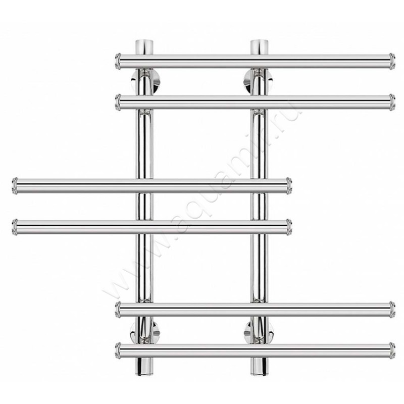 Полотенцесушитель электрический Secado Турин 5 60x60, хром, R 4603777455958 в интерьере