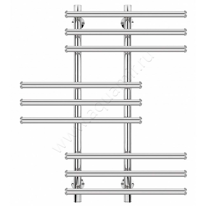 Полотенцесушитель электрический Secado Турин 5 80x70, хром, R 4603777456016 в интерьере