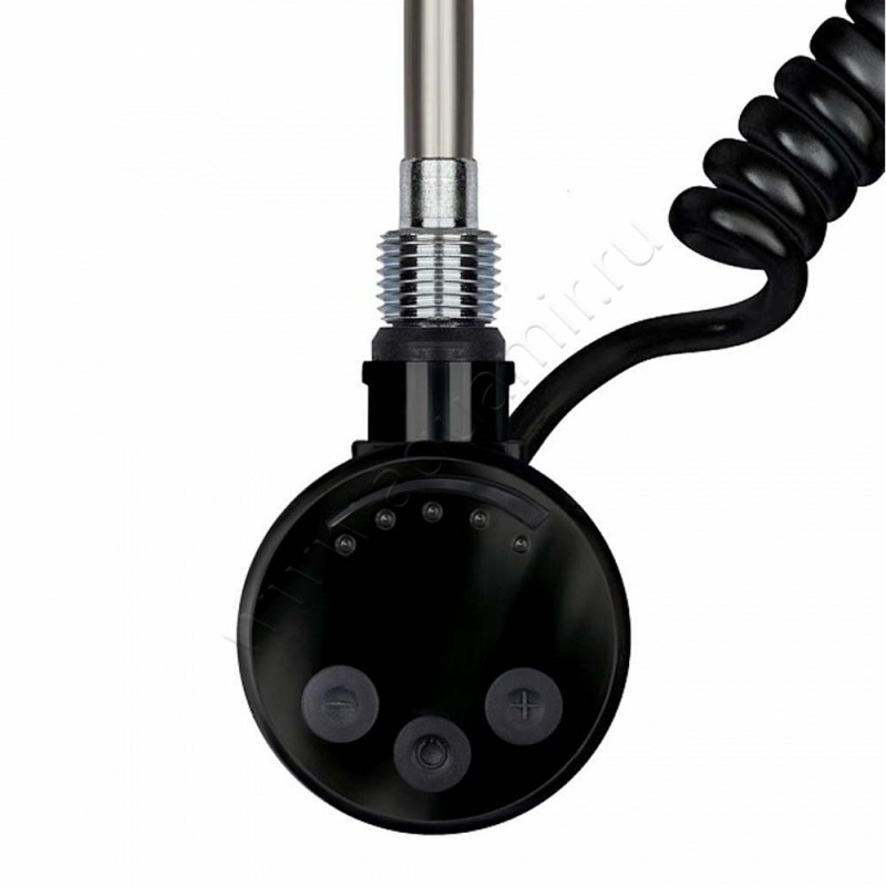 Полотенцесушитель электрический Secado Корато 1 120x40, черный, L 4603777441685 в интерьере