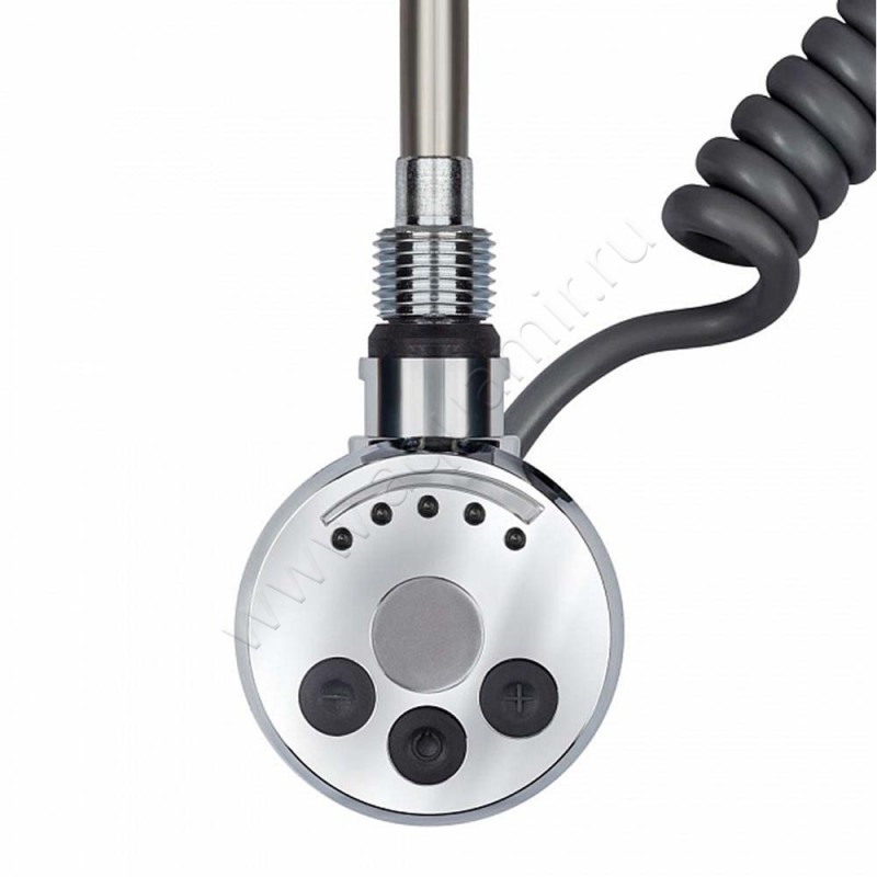 Полотенцесушитель электрический Secado Комано 1 80x50, черный, R 4603759400648 в интерьере