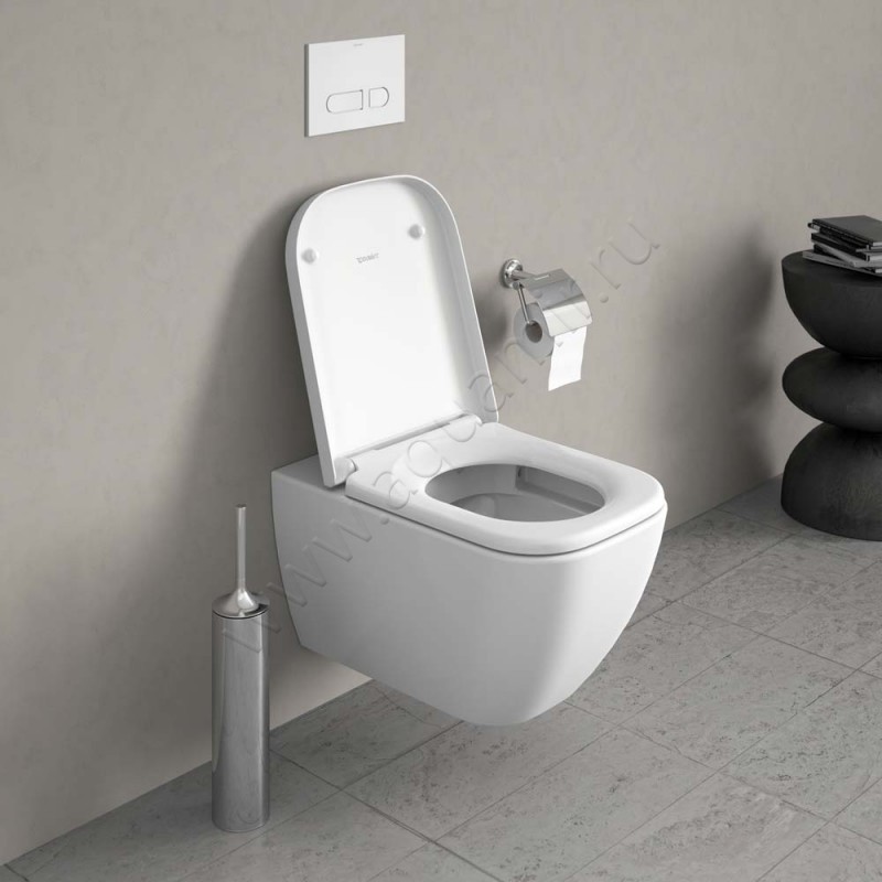 Унитаз подвесной Duravit HAPPY D.2 54 см, белый 2222090000 в интерьере