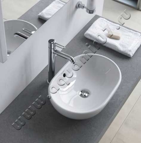 Раковина-чаша накладная Duravit Foster 49,5 см 0335500000 в интерьере
