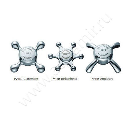 Душевой гарнитур Burlington Avon AF3S в интерьере