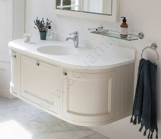 Столешница с раковиной Burlington Furniture 133 см BW13 в интерьере