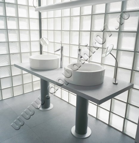 Раковина-чаша накладная Duravit Starck 1 46 см 0445460000 в интерьере