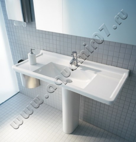 Раковина подвесная Duravit Starck 3 105 см 0304100000 в интерьере
